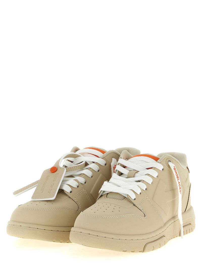Off-White Out Of Office Molded Beige Sneakers for Women