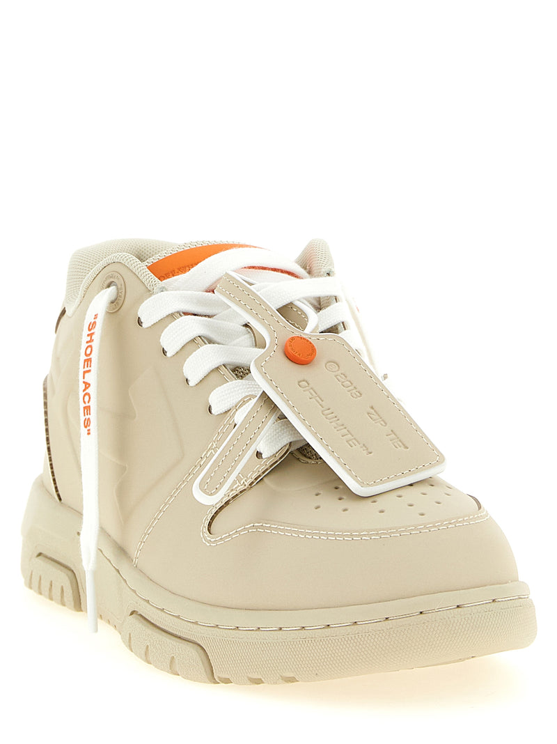 Off-White Out Of Office Molded Beige Sneakers for Women