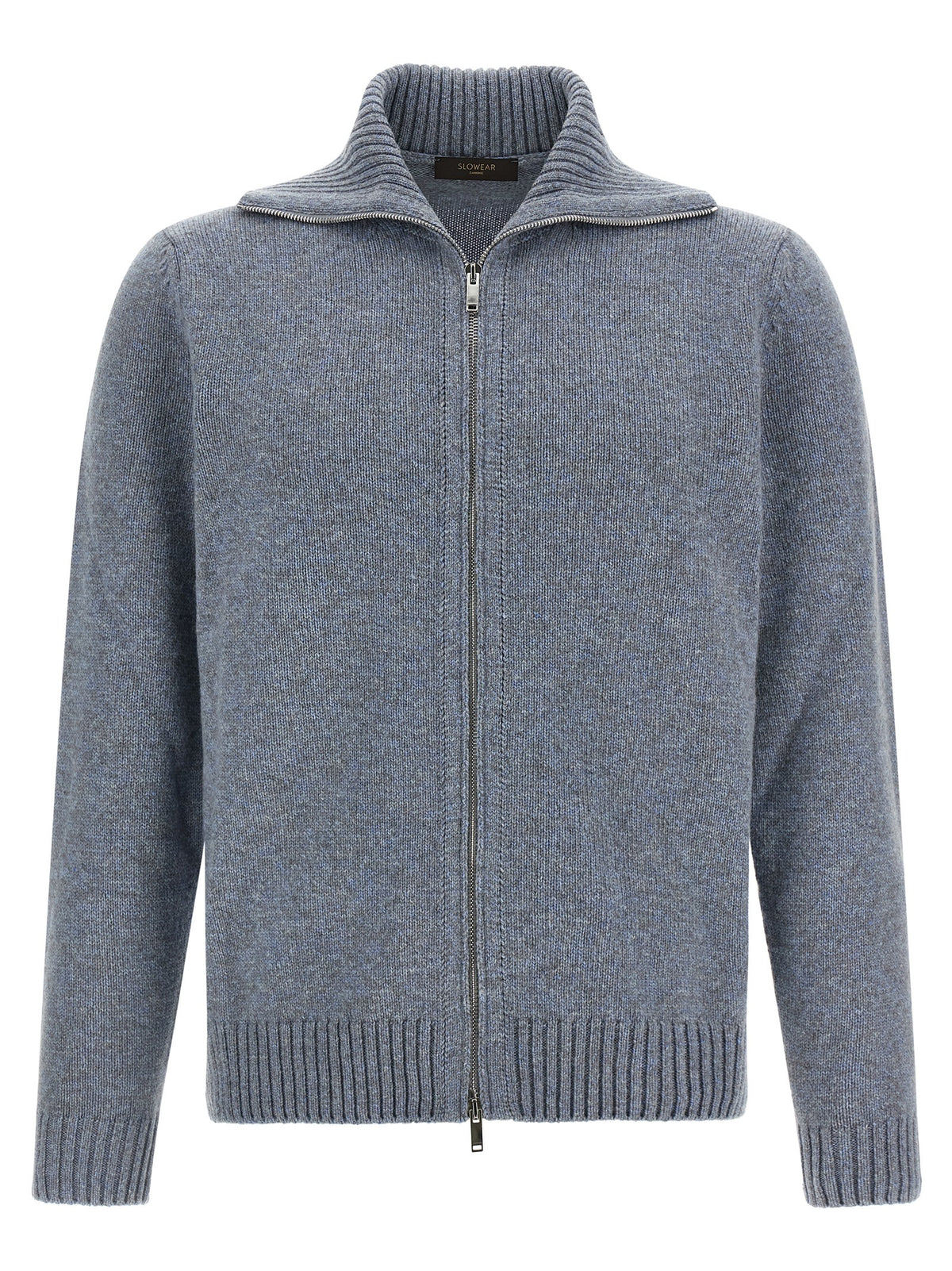 ZANONE Blue Virgin Wool Cardigan
