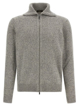 ZANONE Gray Virgin Wool Cardigan