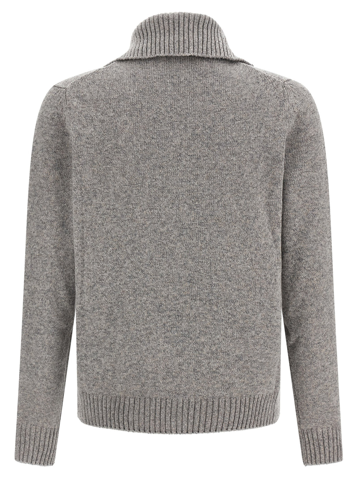 ZANONE Gray Virgin Wool Cardigan