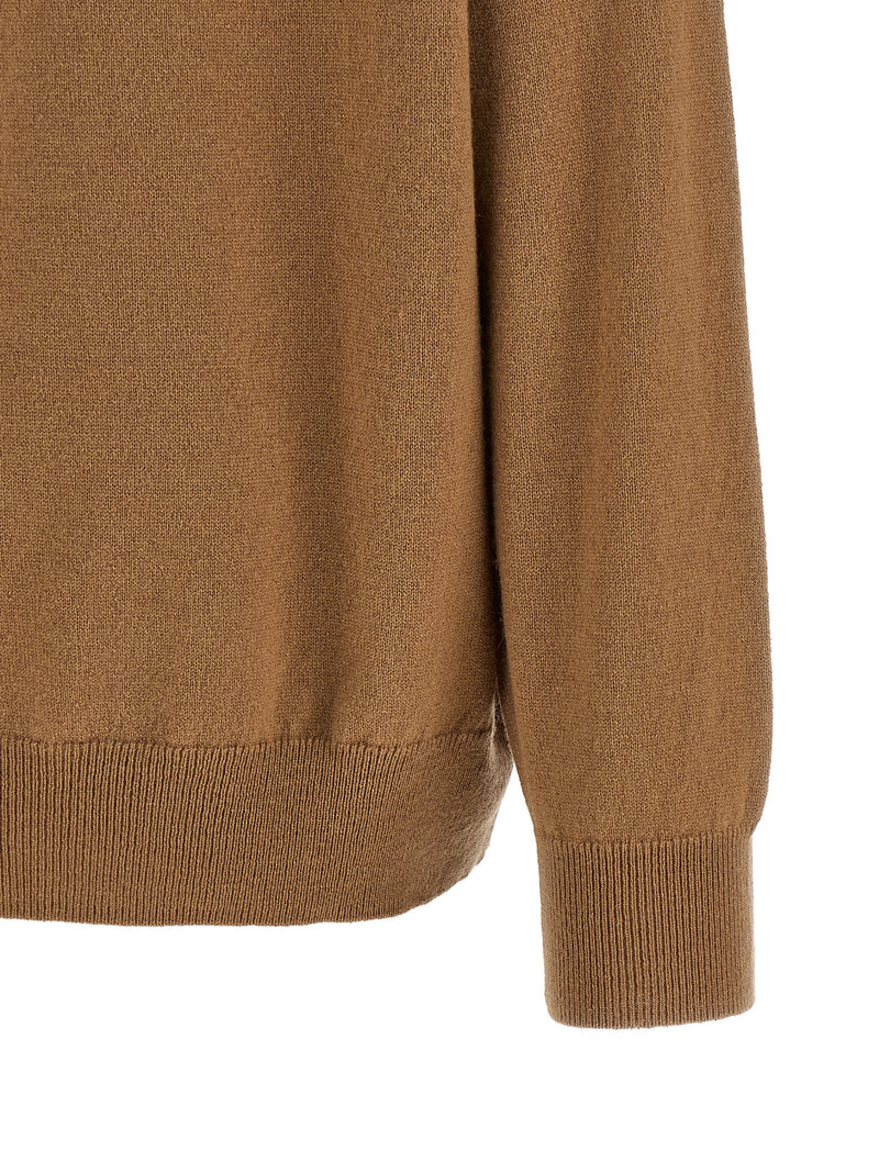 Ballantyne Brown Cashmere Cardigan - Luxurious Scottish Craftsmanship