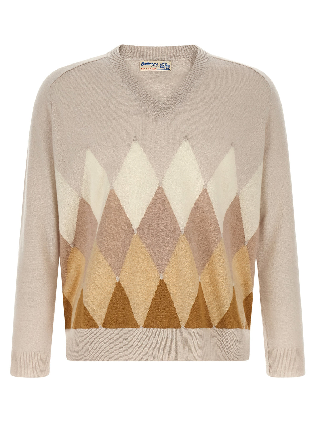 Ballantyne Beige Cashmere Cardigan
