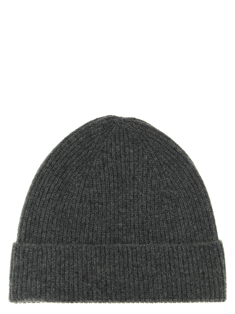 Ballantyne Gray Cashmere Beanie - Luxurious Winter Accessory