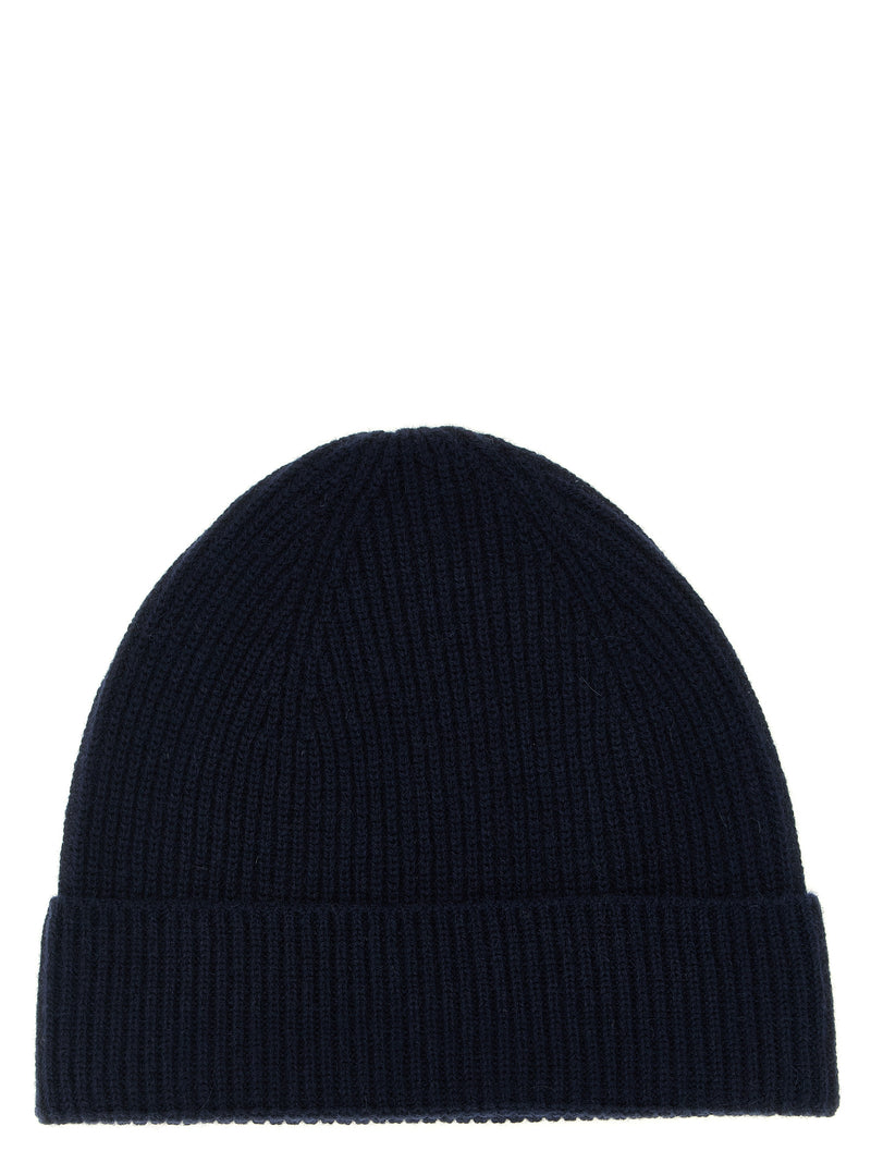 Ballantyne Blue Cashmere Beanie - Luxurious Winter Accessory