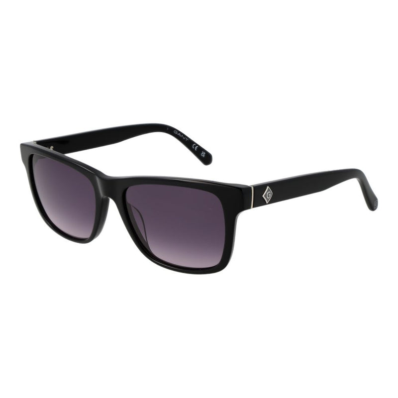 Gant Black Acetate Sunglasses for Men
