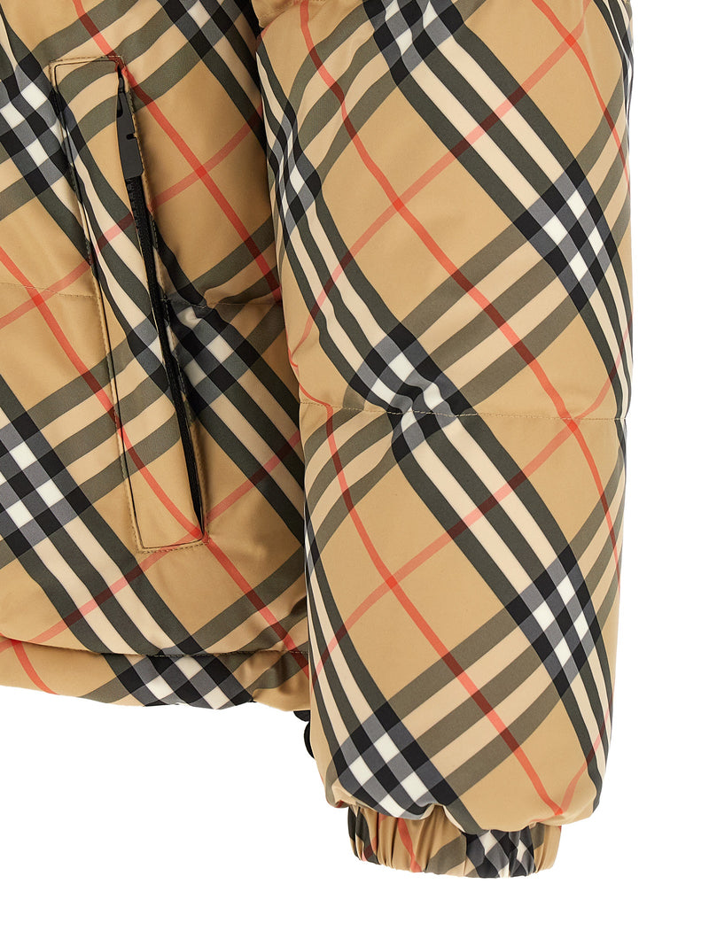 Burberry Snowdon Beige Polyester Shell Jacket