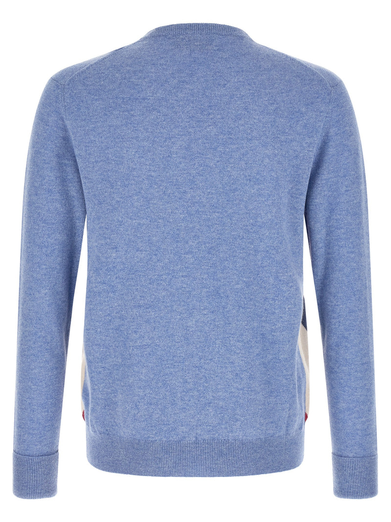 Ballantyne Blue Cashmere Cardigan