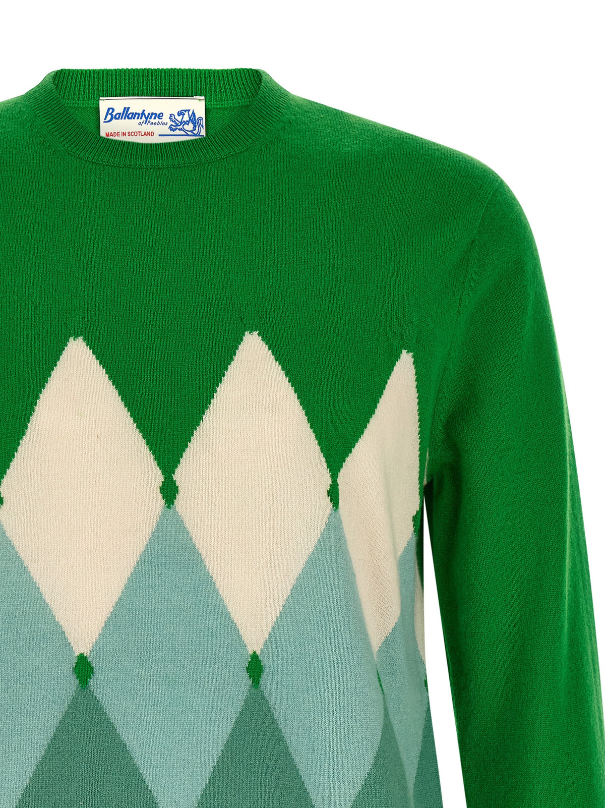 Ballantyne Bicolor Cashmere Cardigan
