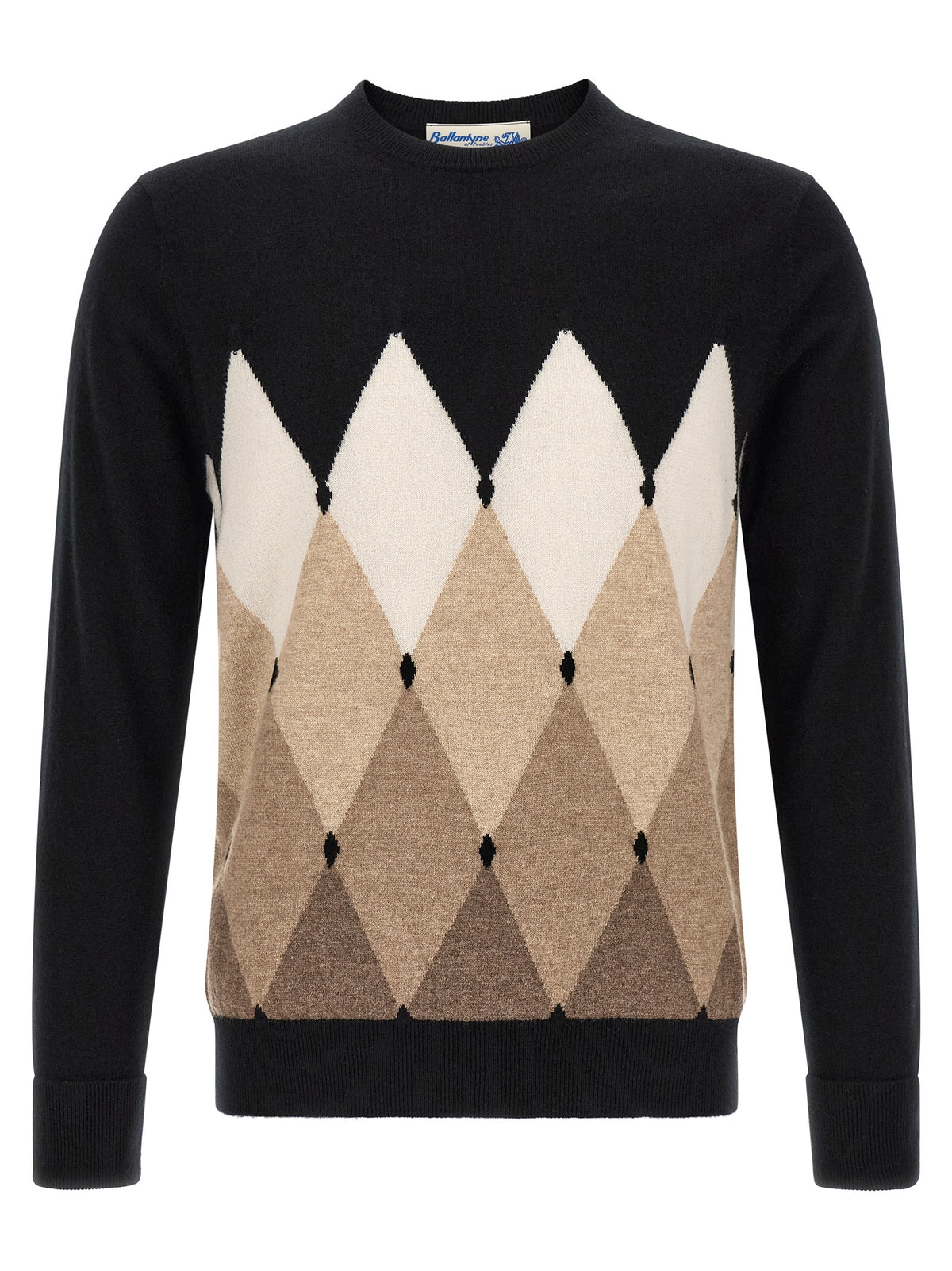 Ballantyne Black Cashmere Cardigan