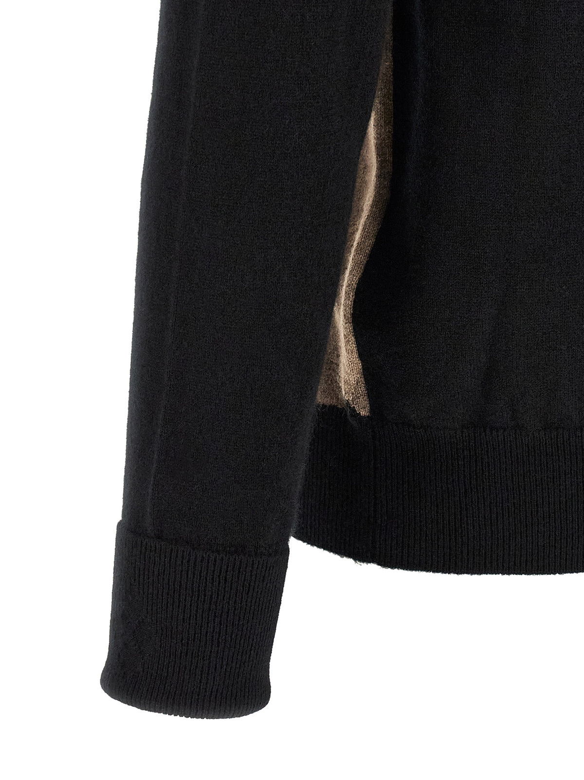 Ballantyne Black Cashmere Cardigan