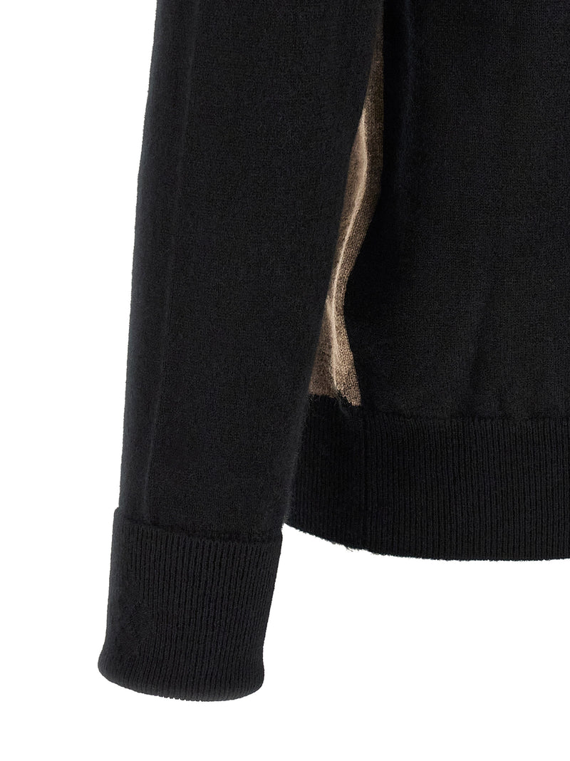 Ballantyne Black Cashmere Cardigan - Luxurious Knitwear