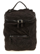 GIORGIO BRATO Brown Lamb Leather Backpack
