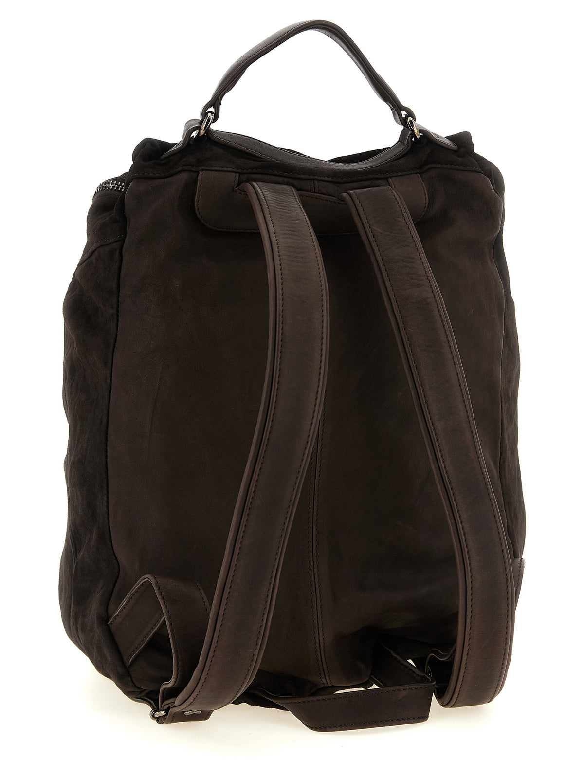 GIORGIO BRATO Brown Lamb Leather Backpack