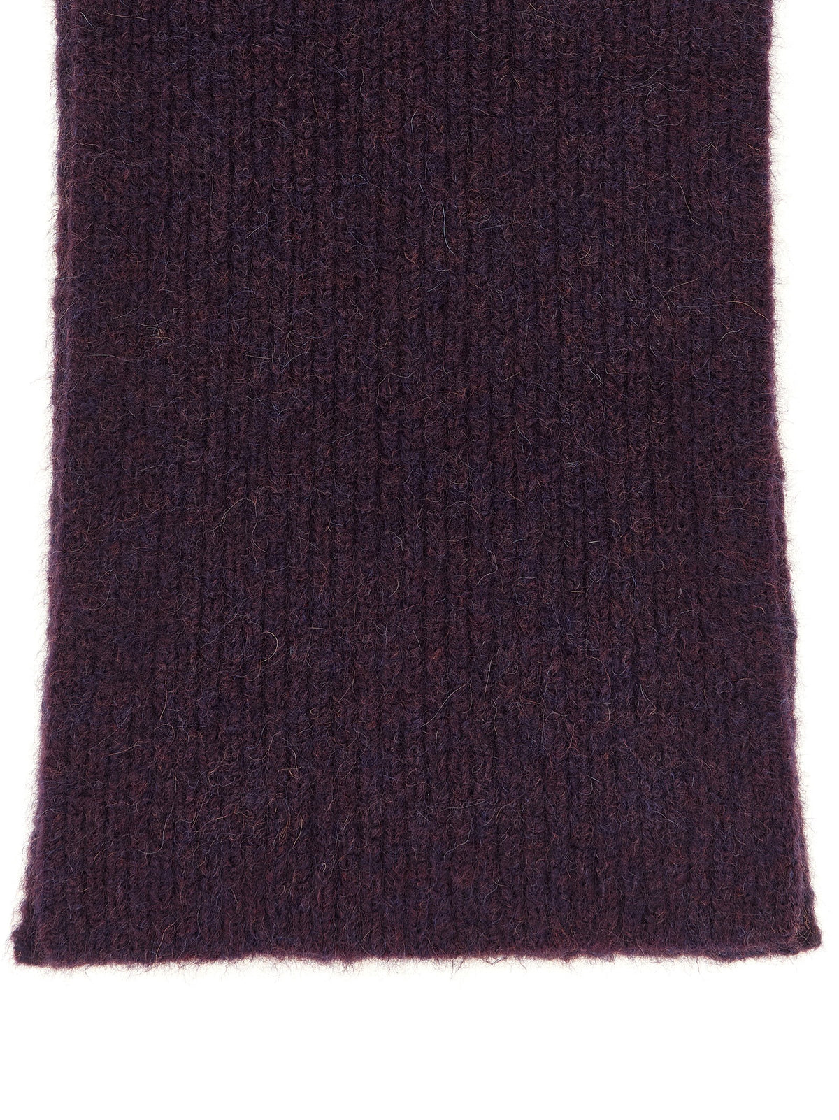 Dries Van Noten Purple Wool Foulard