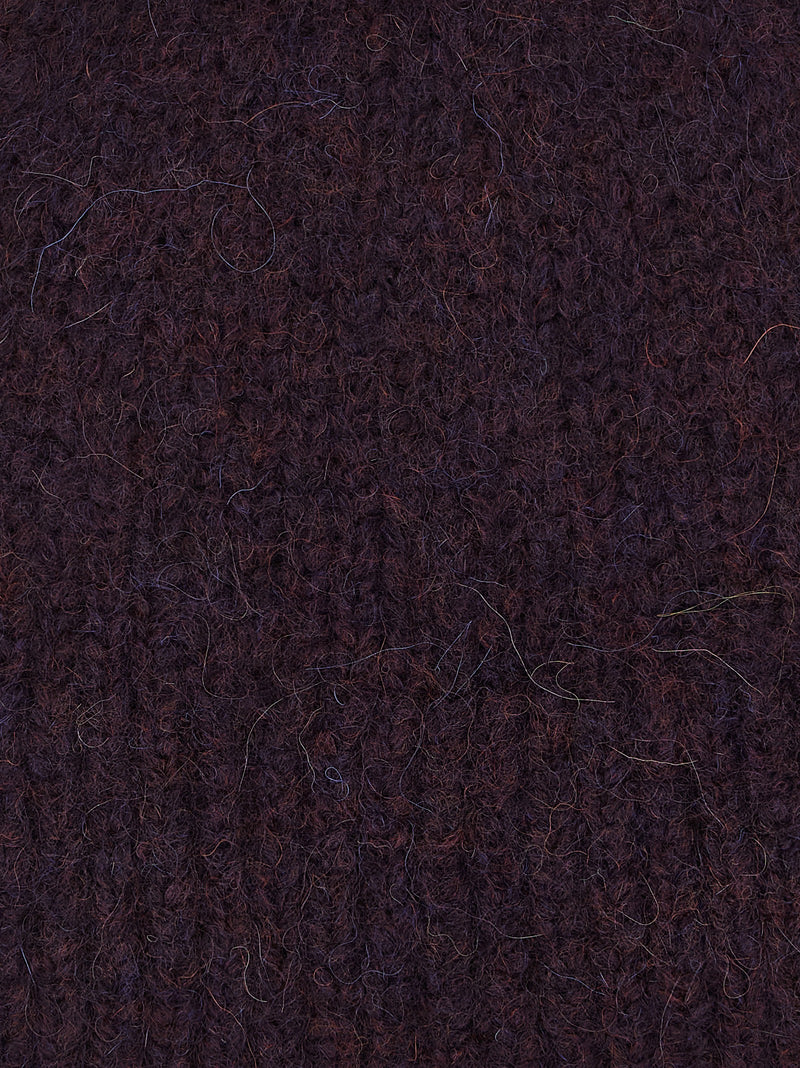 Dries Van Noten Purple Wool Beanie - Moss Cap