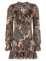 FARM RIO Multicolor Viscose Short Dress
