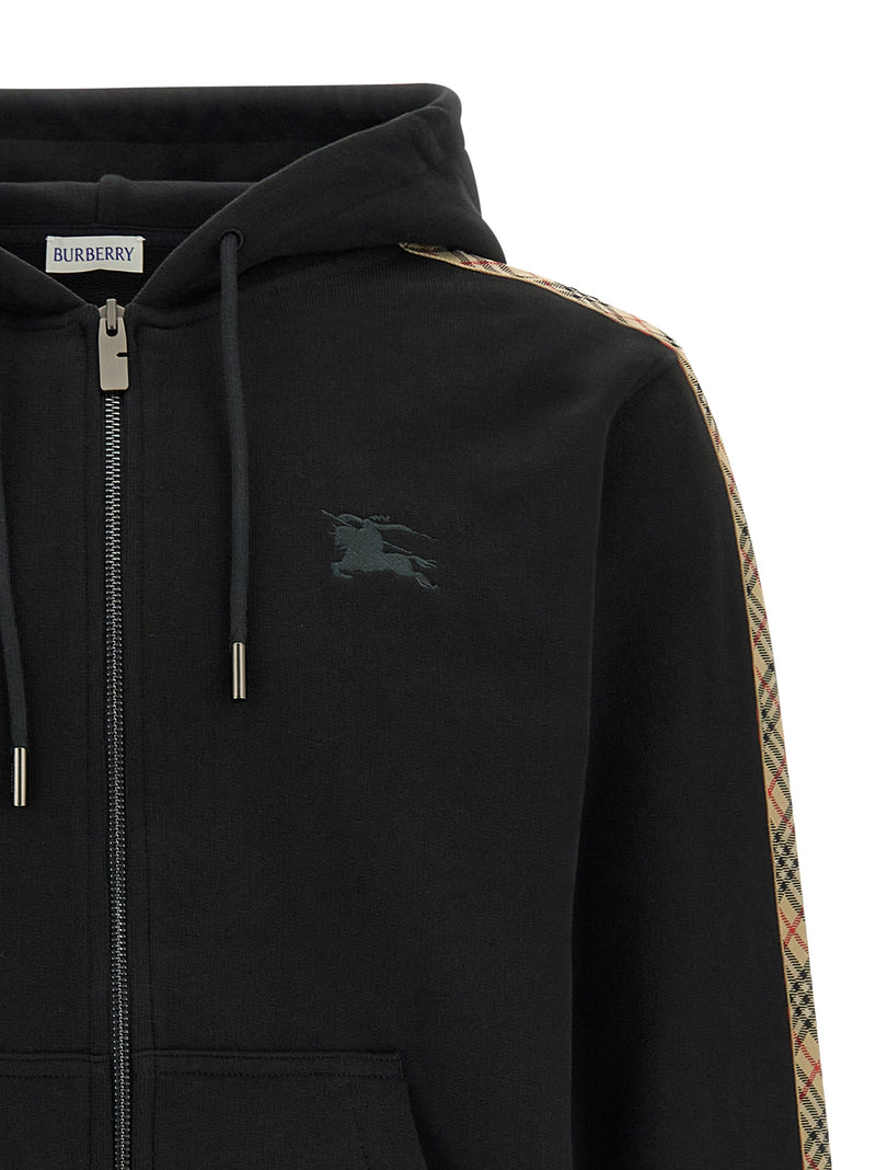 Burberry Scott Black Cotton Hoodie