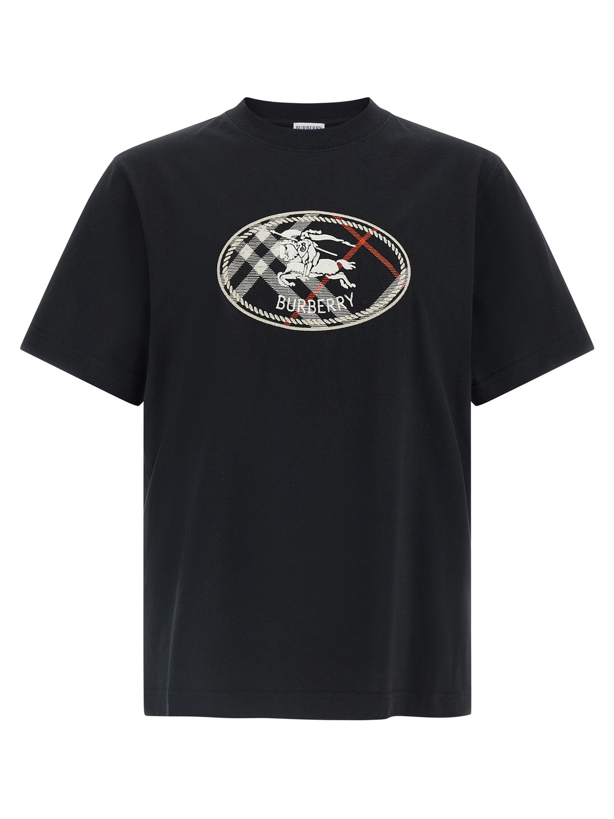 Burberry Black Cotton T-Shirt