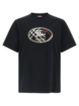 Burberry Black Cotton T-Shirt