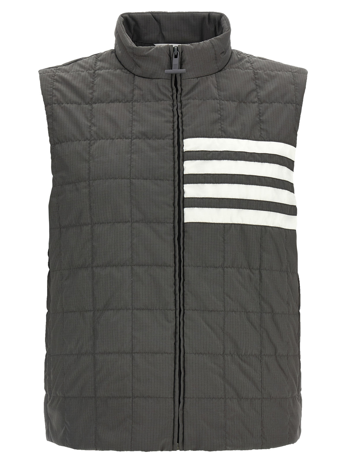 Thom Browne Gray Polyamide Sleeveless Jacket