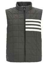 Thom Browne Gray Polyamide Sleeveless Jacket