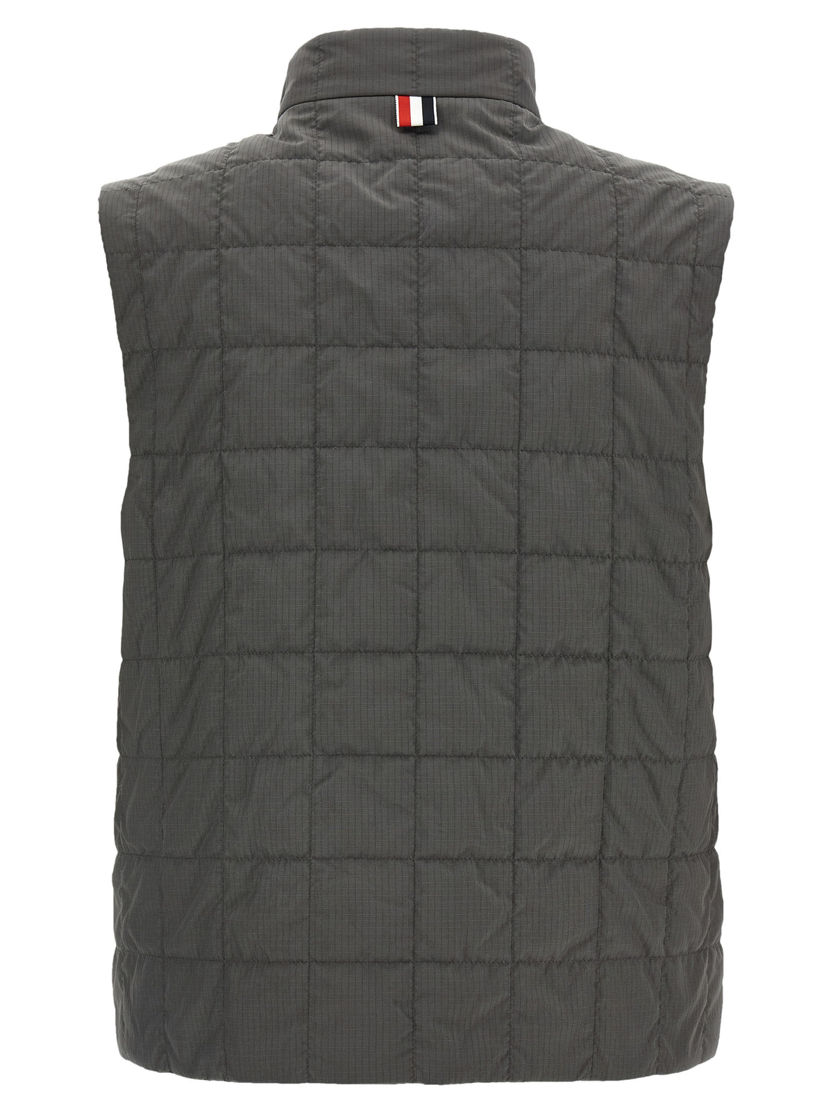 Thom Browne Gray Polyamide Sleeveless Jacket