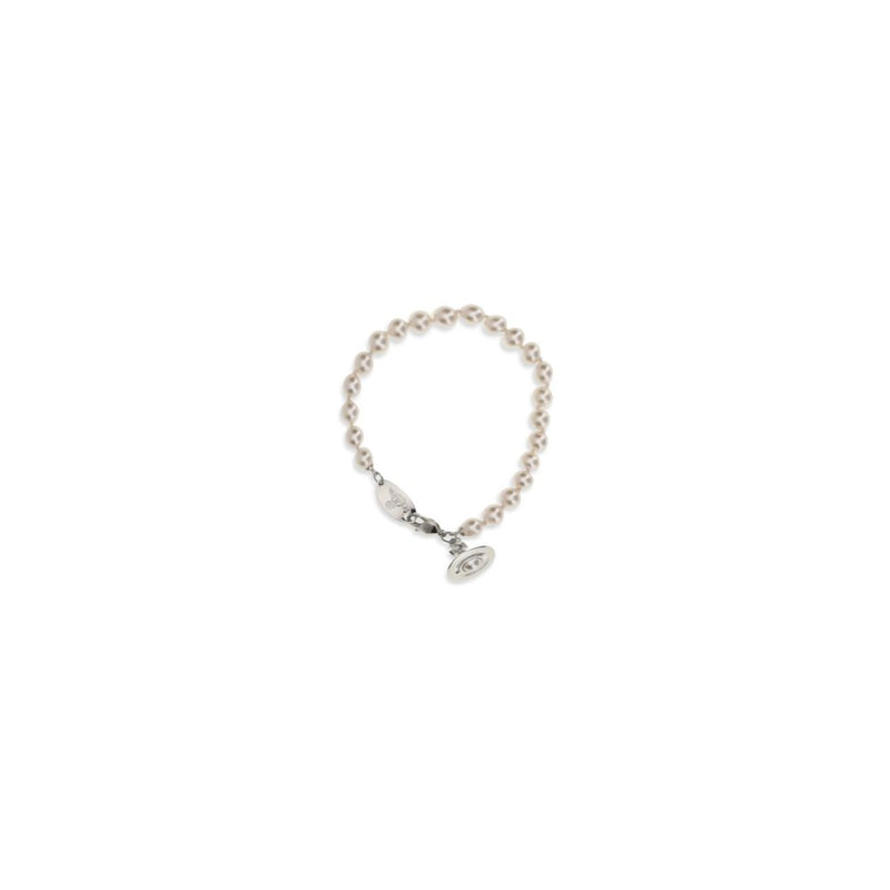 Bracelet en laiton beige Simonetta de Vivienne Westwood