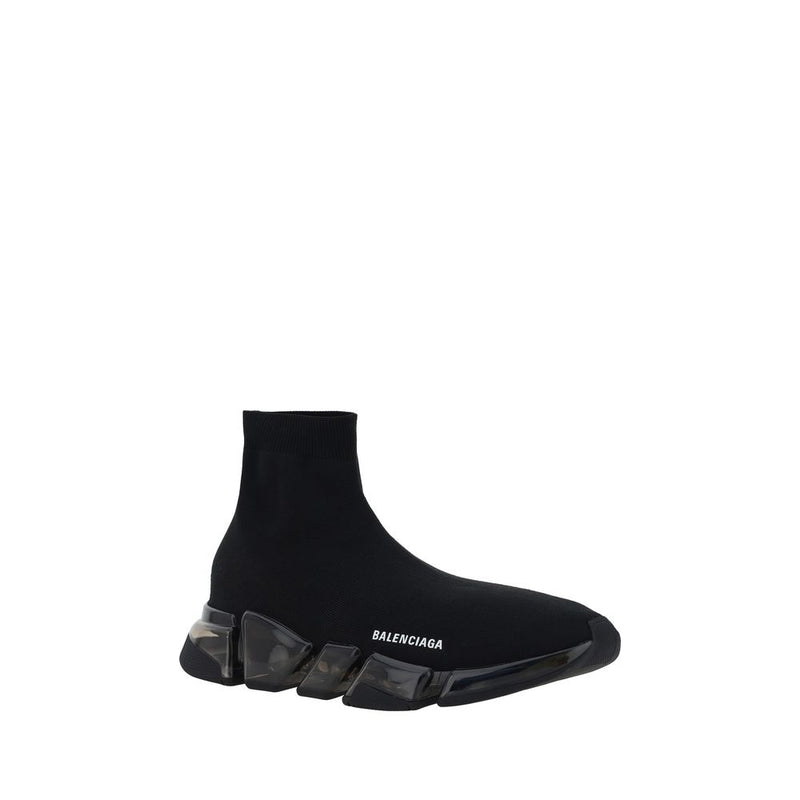 Balenciaga Speed Sneakers - Black Polyester Athletic Shoes