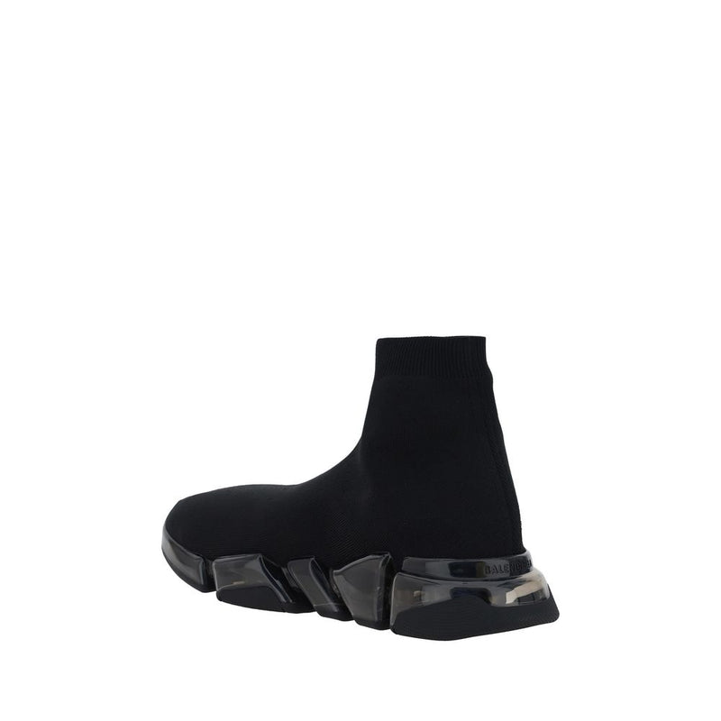 Balenciaga Speed Sneakers - Black Polyester Athletic Shoes