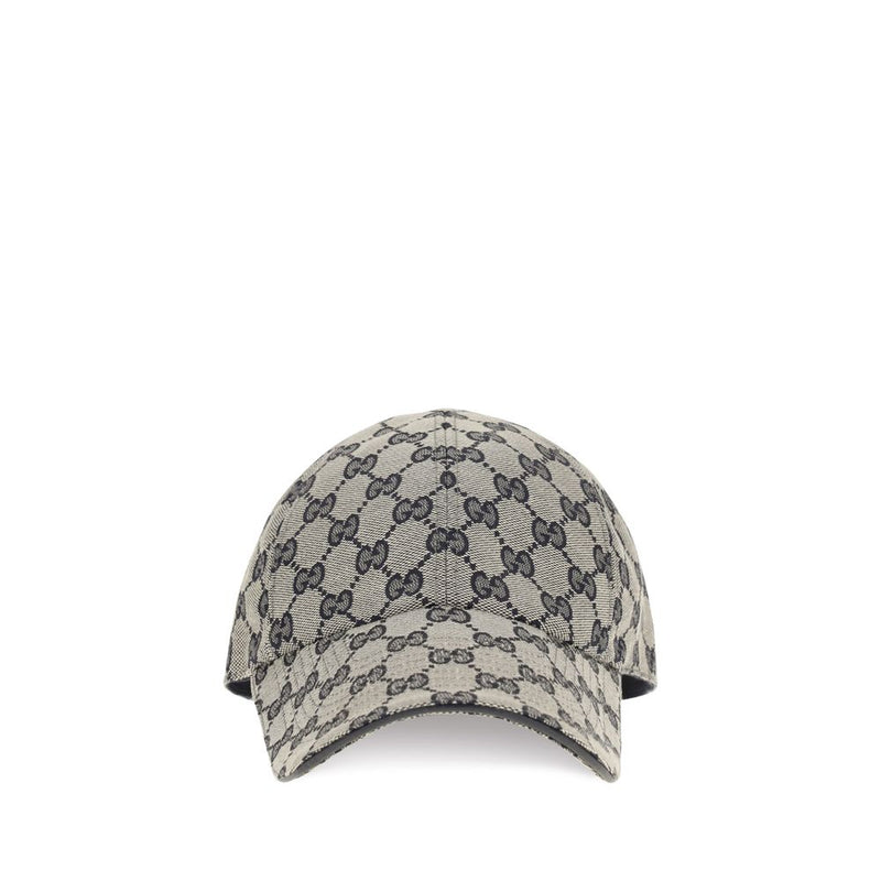 Gucci GG Cotton Canvas Gray Baseball Hat