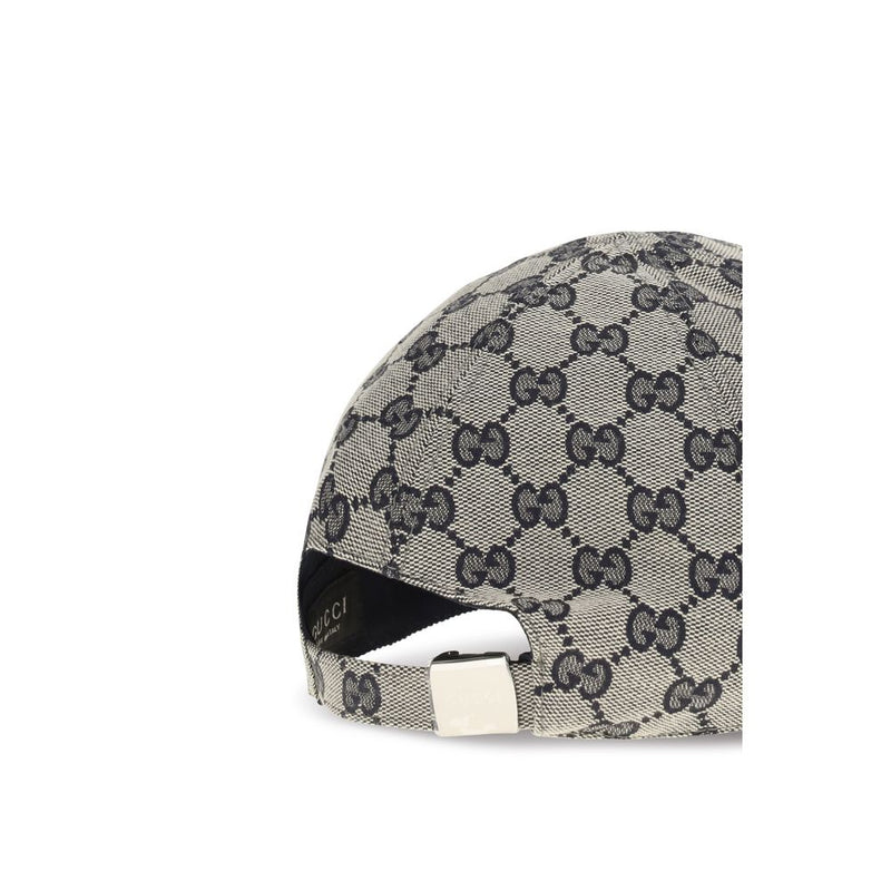Gucci GG Cotton Canvas Gray Baseball Hat