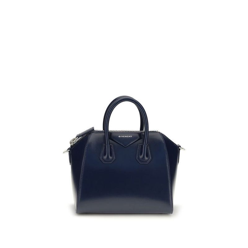 Givenchy Blue Calf Leather Bos Taurus Handbag - Antigona Mini