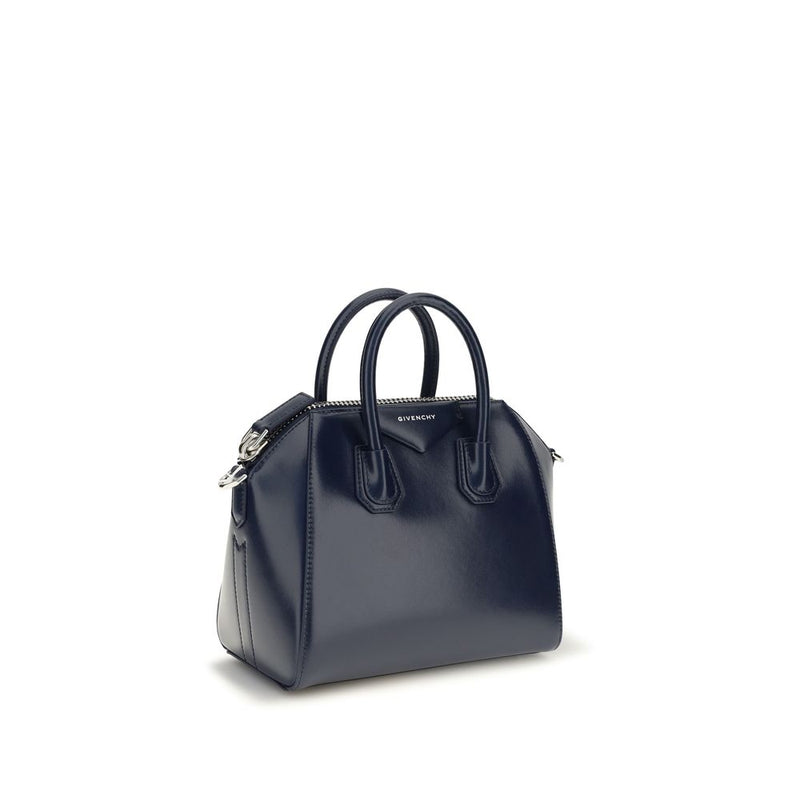 Givenchy Blue Calf Leather Bos Taurus Handbag - Antigona Mini
