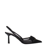 Prada Black Fibres High Heel Pumps
