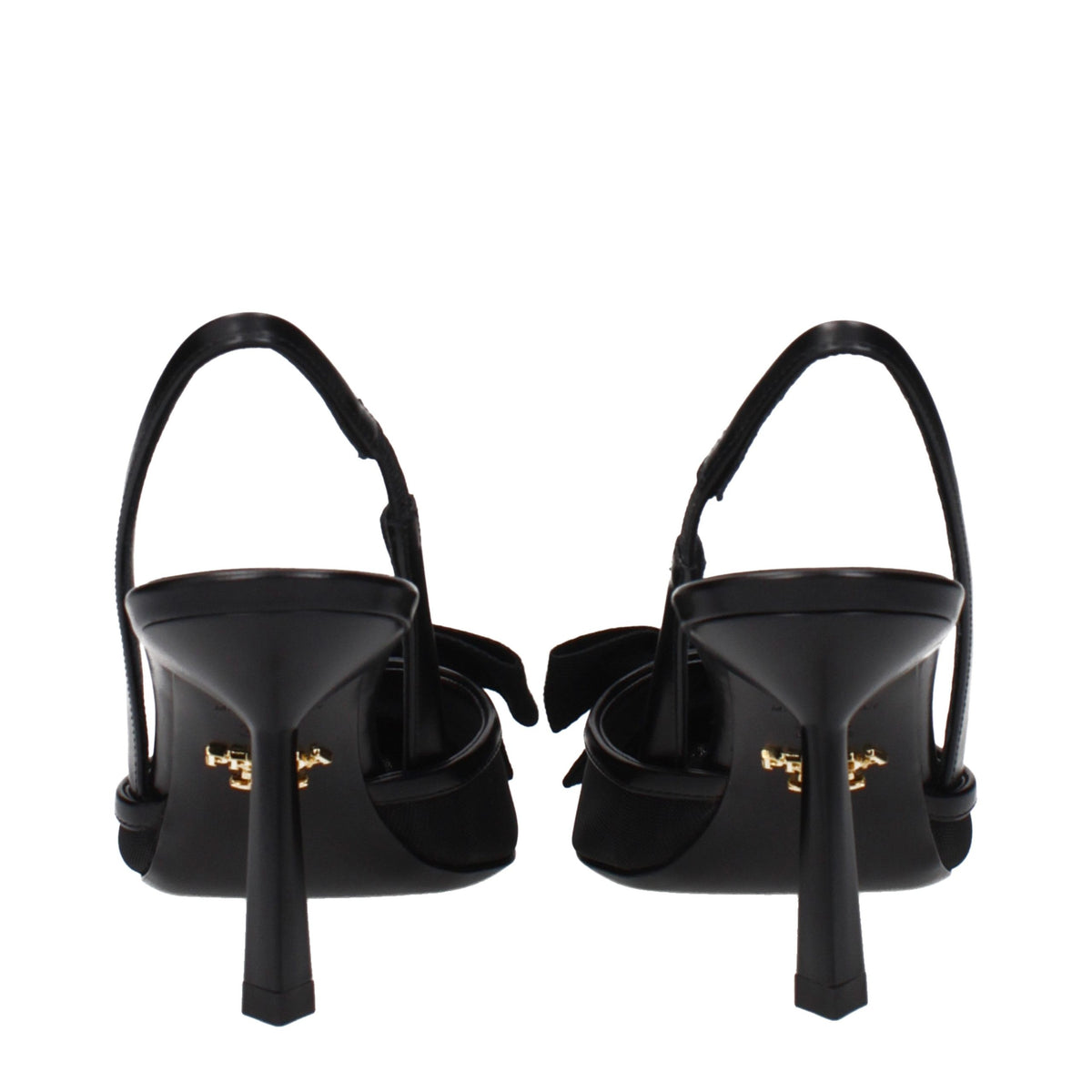 Prada Black Fibres High Heel Pumps
