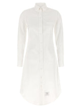 Thom Browne White Cotton Midi Skirt