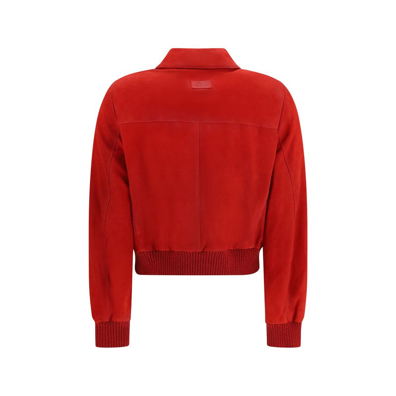 Valstar Red Goatskin Full-Length Jacket for Women