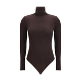 Wolford Brown Cotton Bodysuit