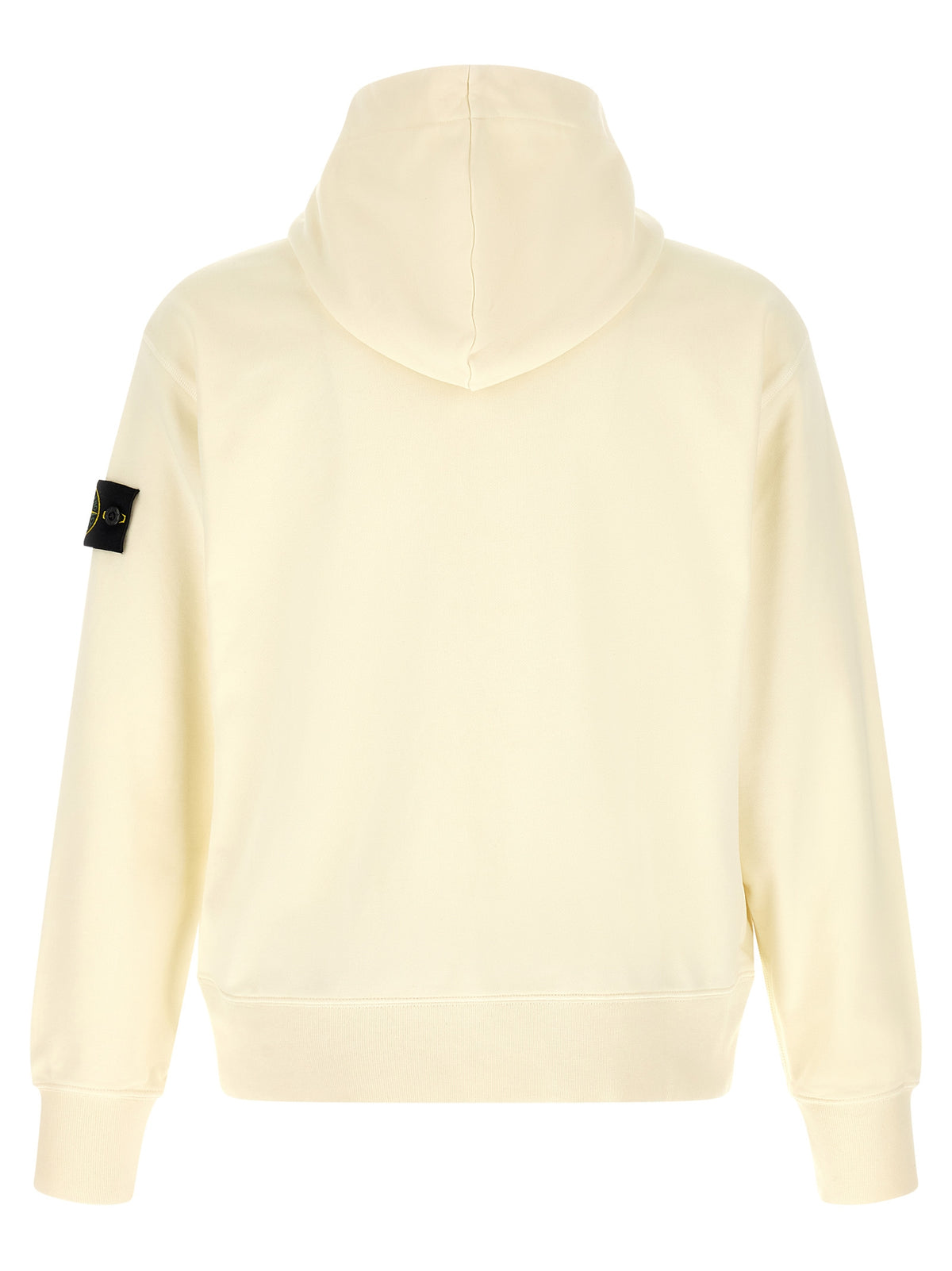 Stone Island White Cotton Sweatshirt