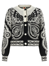 FARM RIO Bicolor Polyester Cardigan
