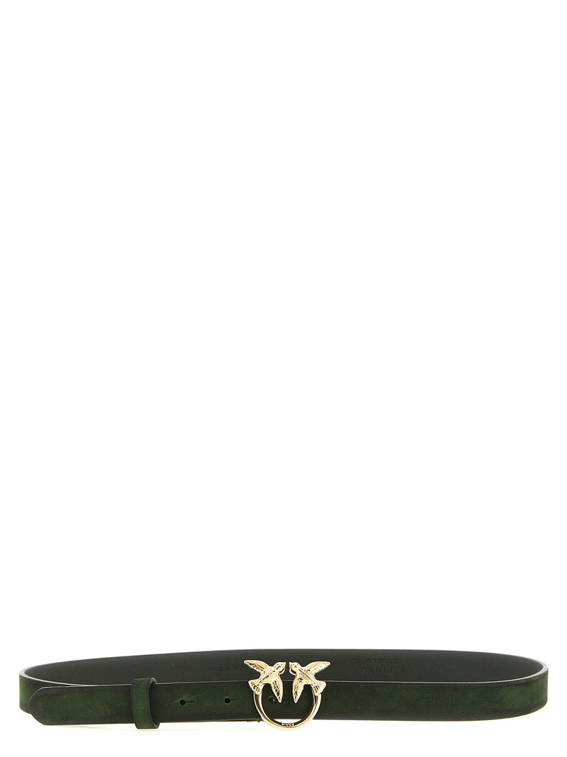 PINKO Bicolor Calfskin Regular Belt - Love Berry Collection