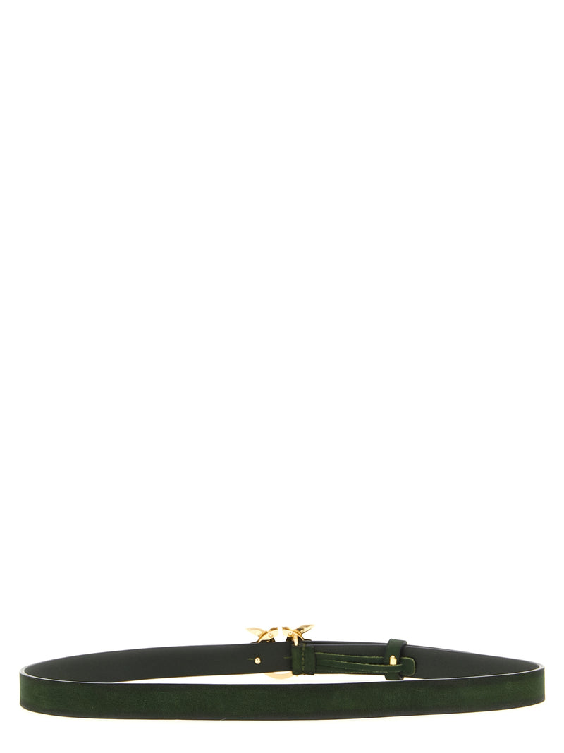PINKO Bicolor Calfskin Regular Belt - Love Berry Collection