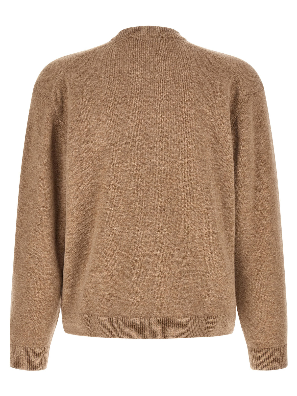 Maison Kitsuné Beige Wool Cardigan
