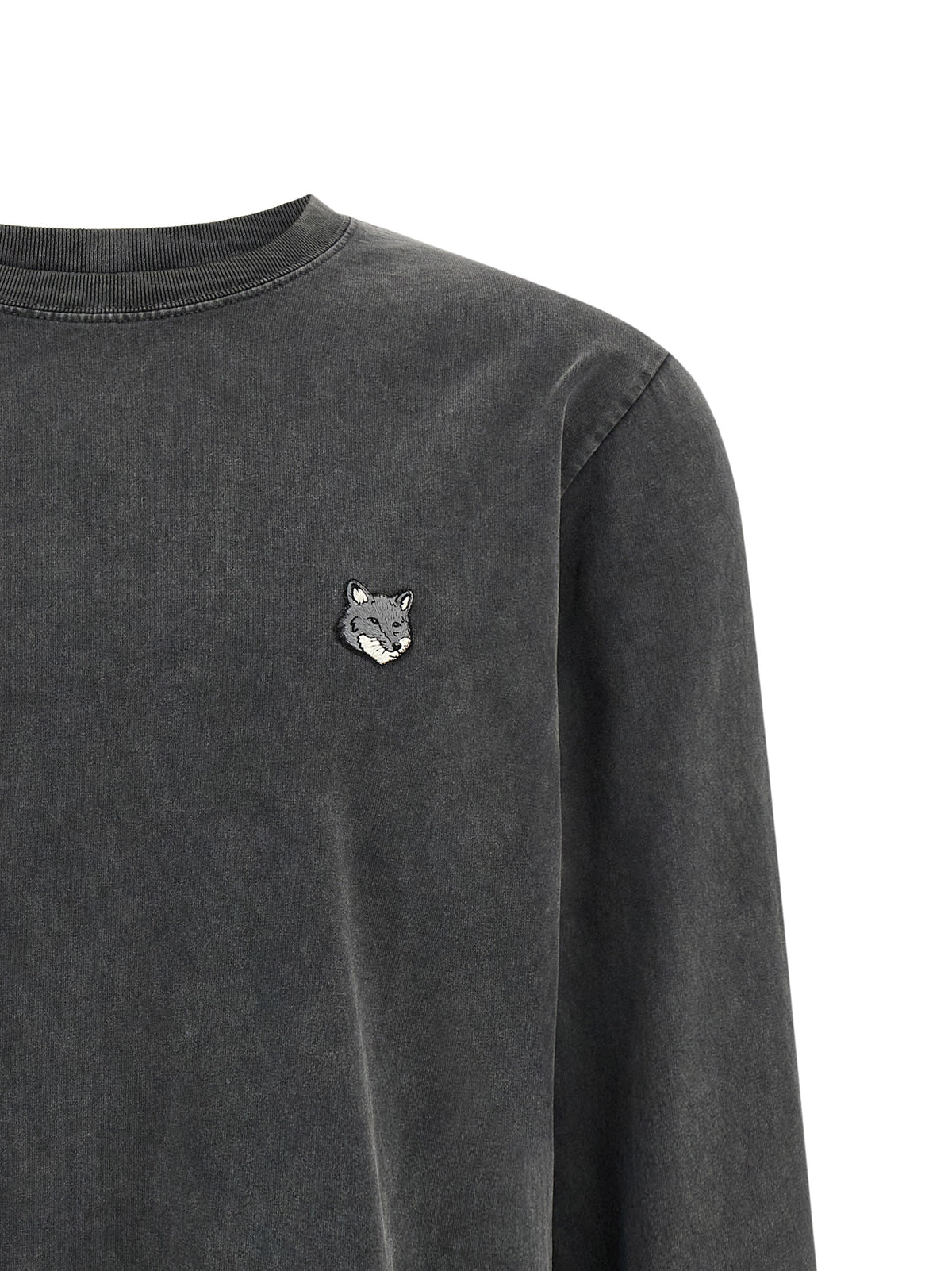 Maison Kitsuné Black Organic Cotton T-Shirt
