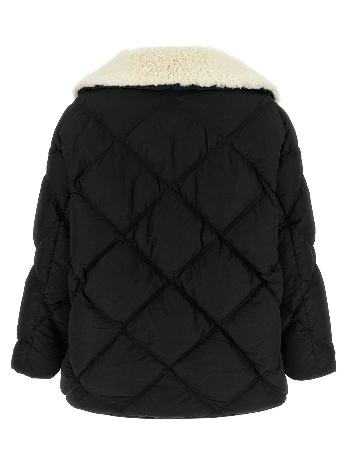 IENKI IENKI Black Nylon Full-Length Jacket