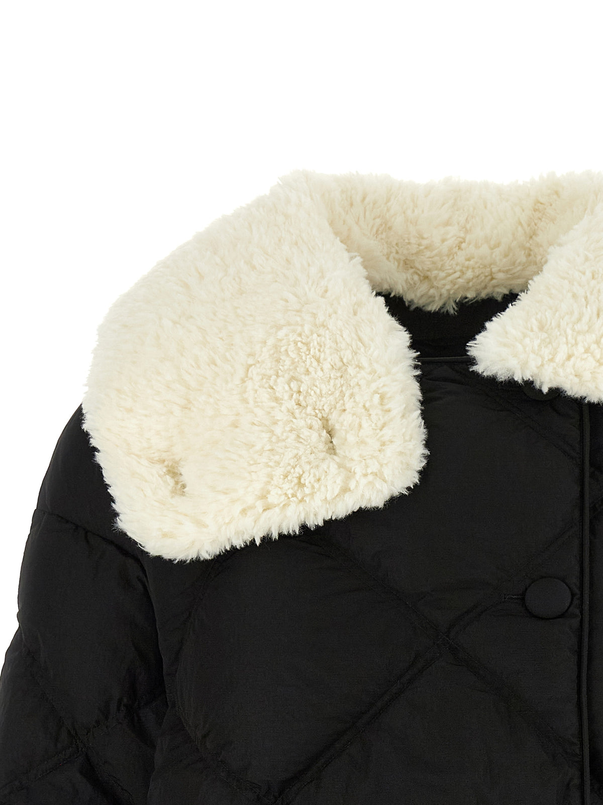 IENKI IENKI Black Nylon Full-Length Jacket