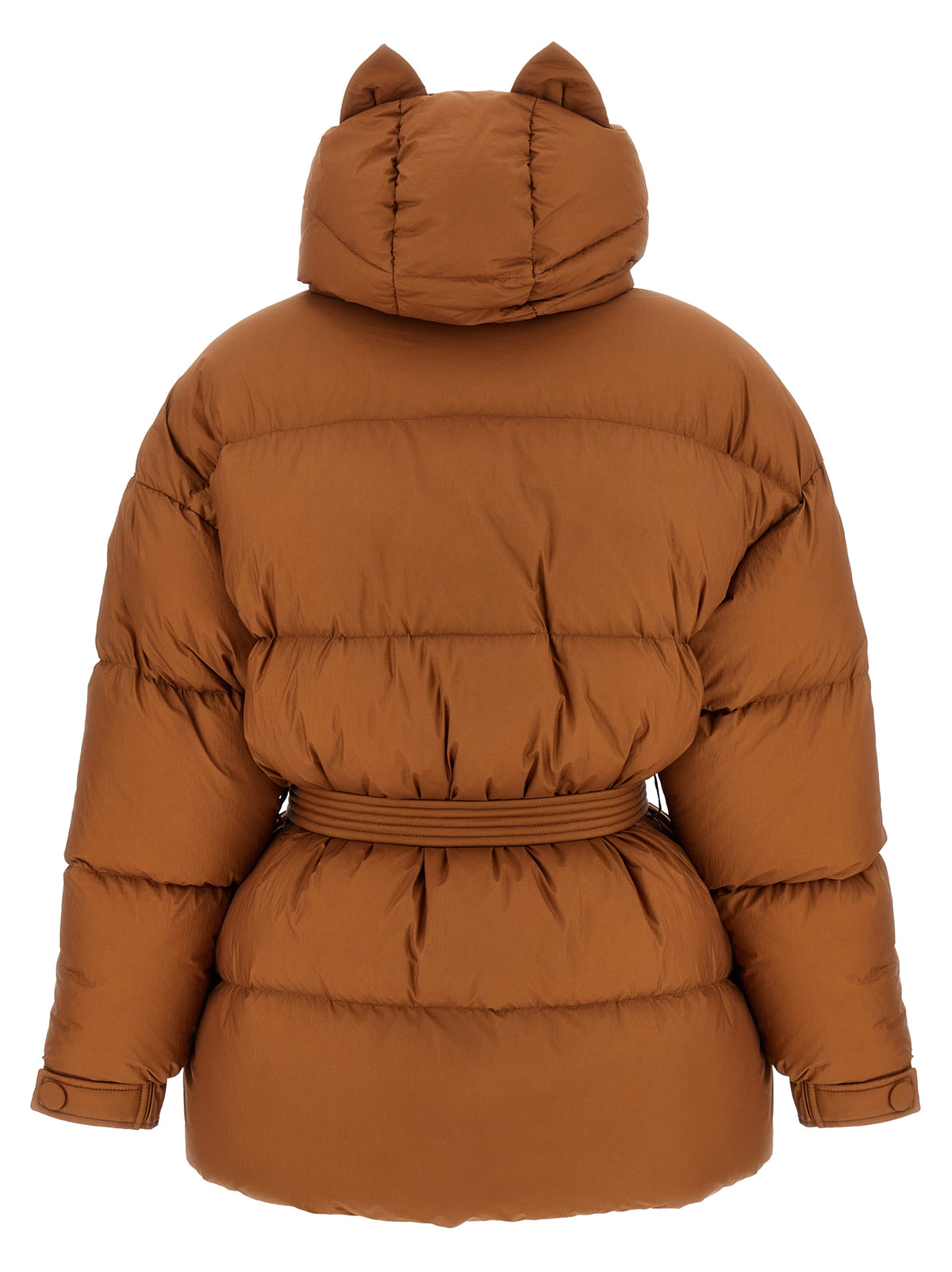IENKI IENKI Brown Nylon Full-Length Jacket