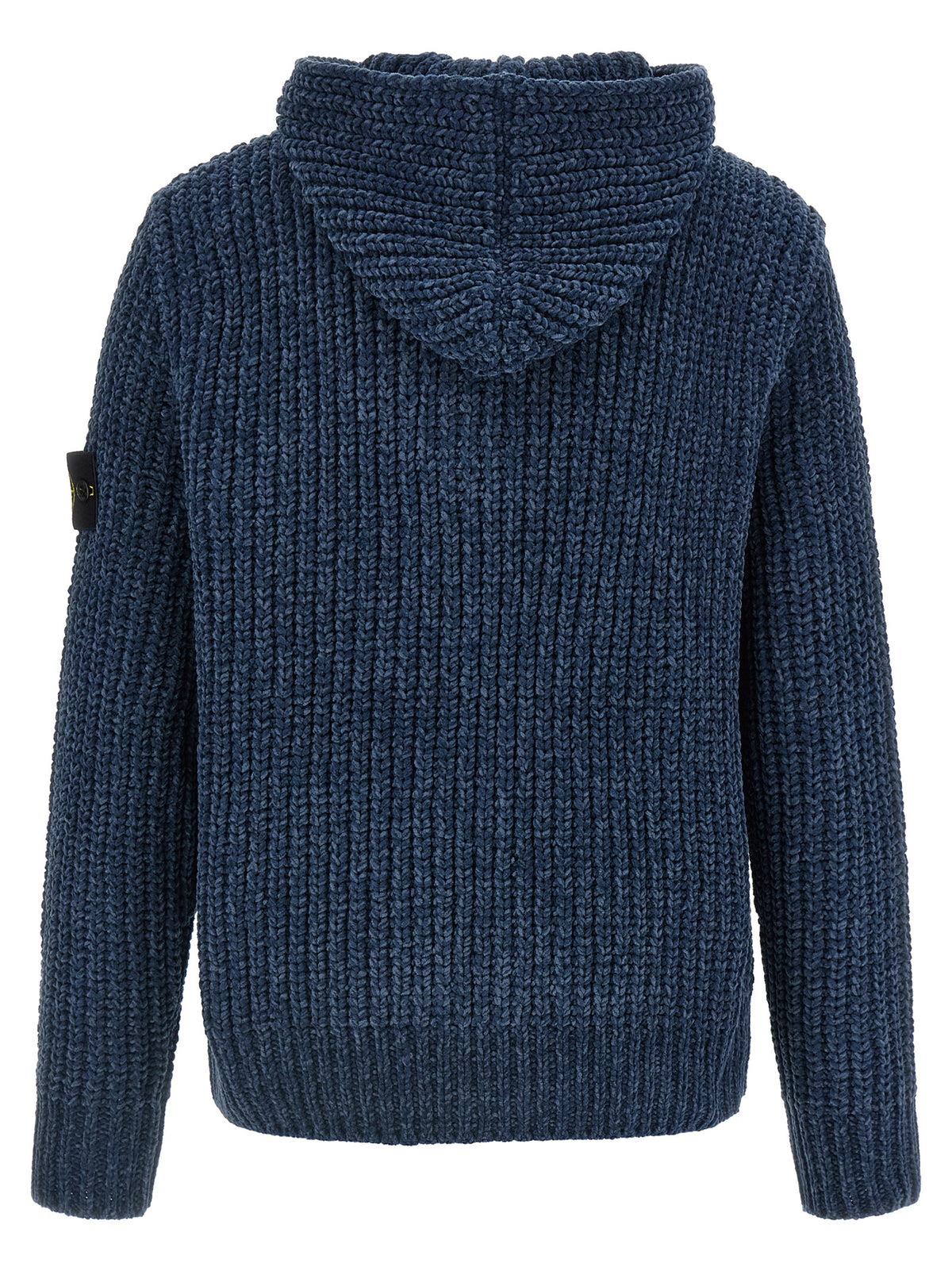 Stone Island Blue Cotton Cardigan