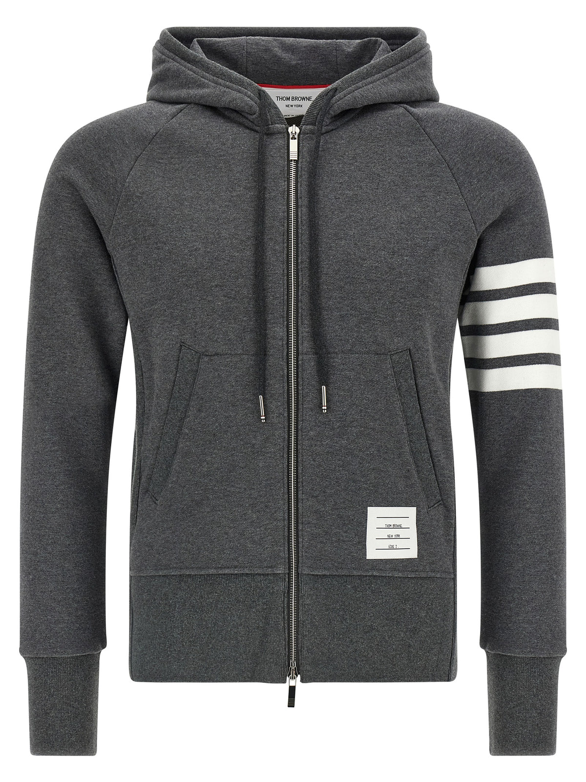 Thom Browne Gray Cotton Sweatshirt